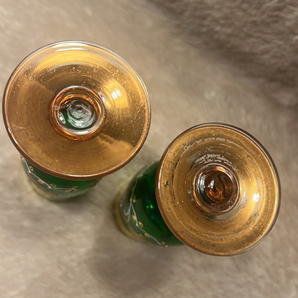 Vintage Victorian Bohemian Glass Cordials - Picture 9 of 9